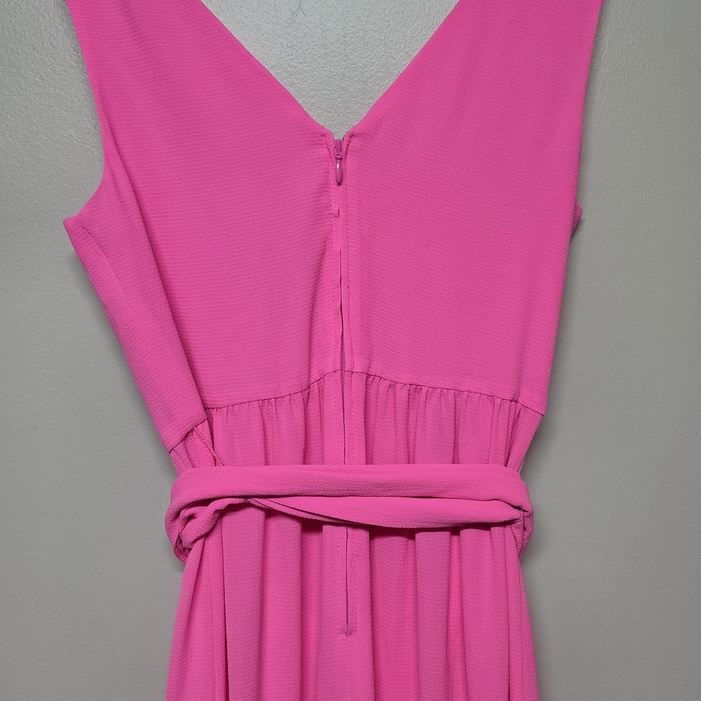 Lilly Pulitzer Maurine‎ Sleeveless Tiered Maxi Dress Prosecco Pink Sz 2 Resort - Picture 9 of 13